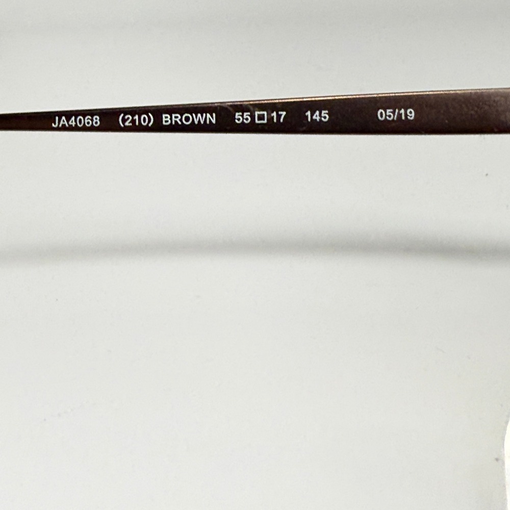 Joseph Abboud Ja4068 Brown Rectangular Eyeglasses… - image 5